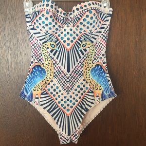 Mara Hoffman Peacock One Piece